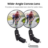360° Bike Rearview Convex Mirror for Handlebars